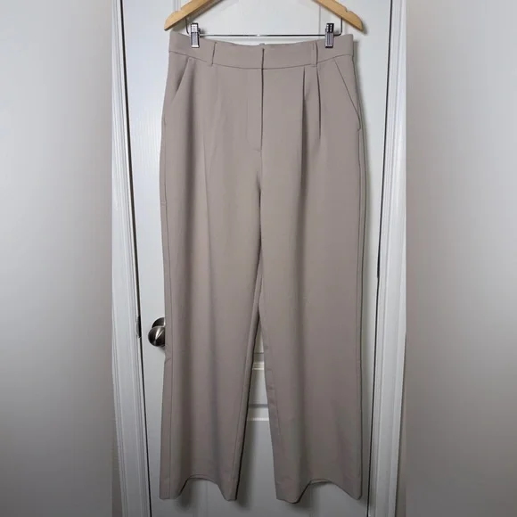 Abercrombie & Fitch Sloane Tailored Wide Leg Pant Size 12 - Picture 3 of 9